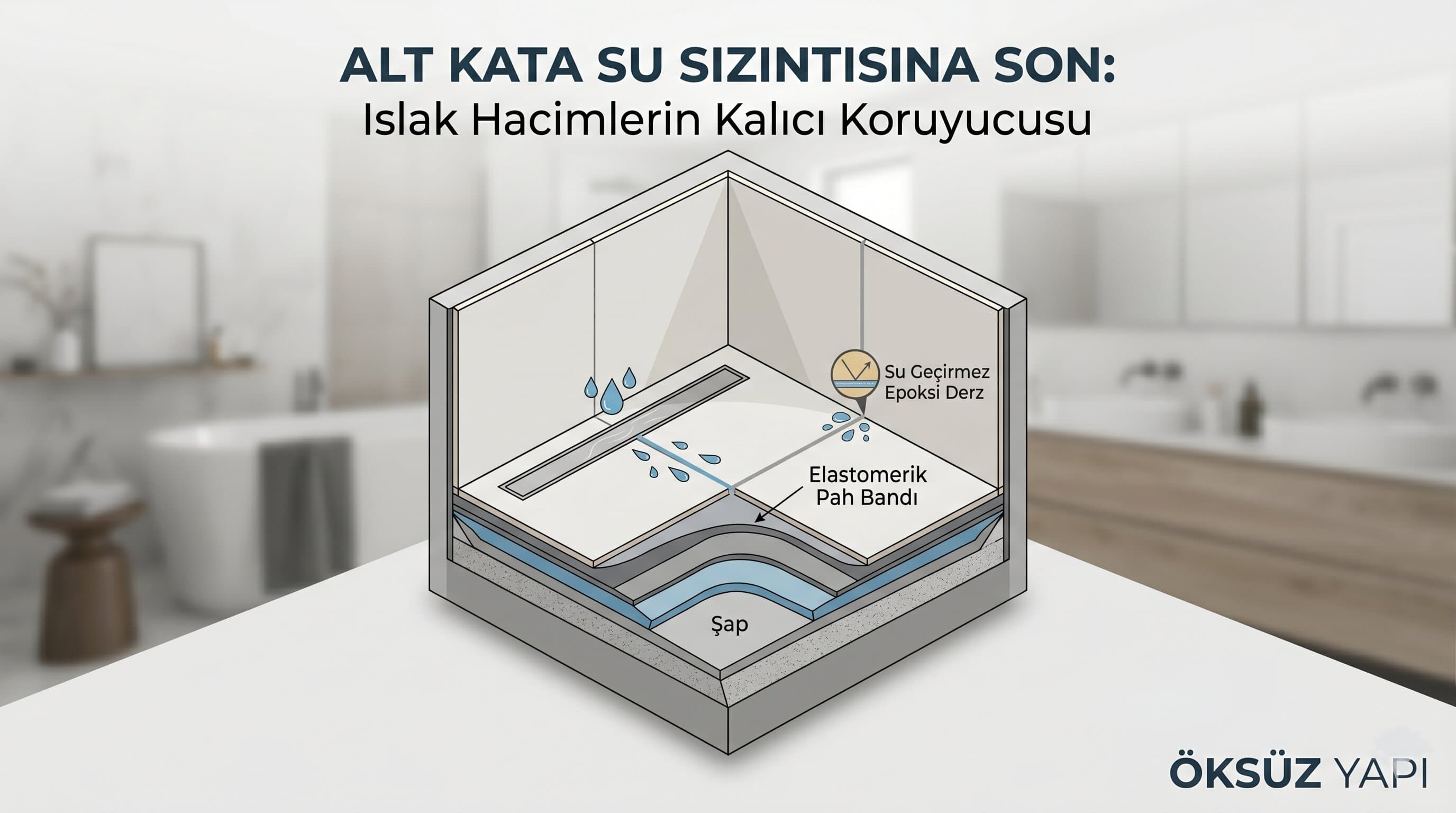 Alt Kata Su Sızıntısına Son: Islak Hacimlerde Doğru Su Yalıtımı ve Eğim Kuralları