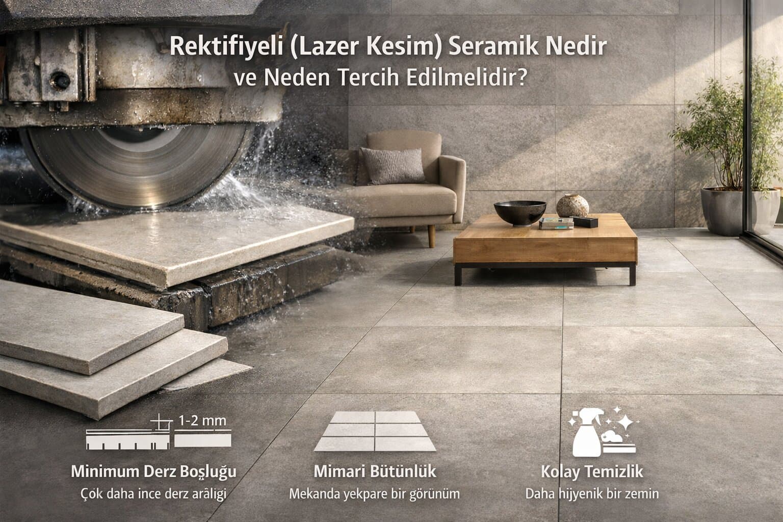 Rektifiyeli (Lazer Kesim) Seramik Nedir ve Neden Tercih Edilmelidir?