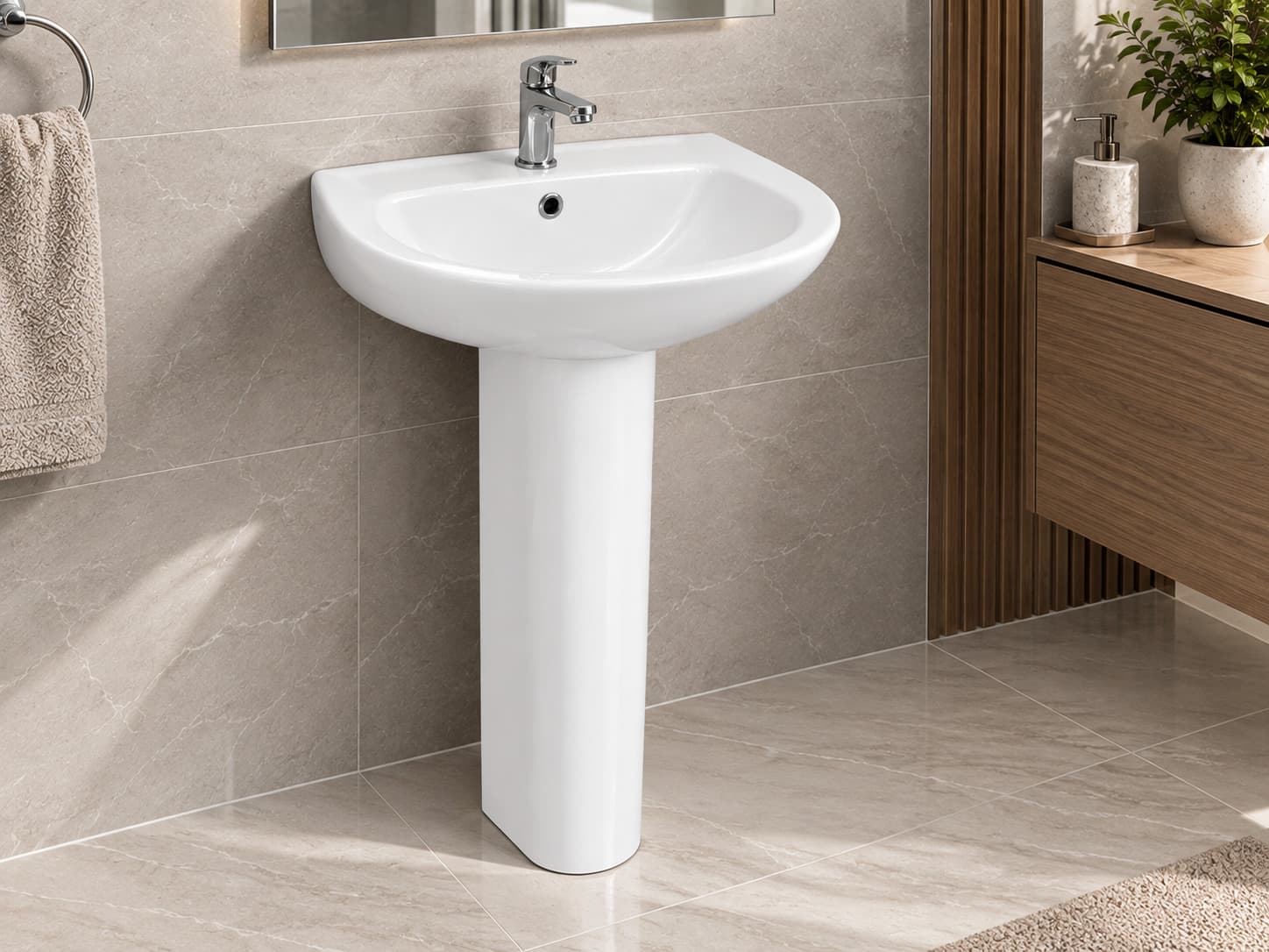 Tam ve Yarım Ayaklı Lavabo 2