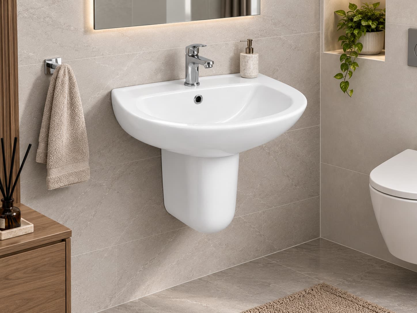 Tam ve Yarım Ayaklı Lavabo 3