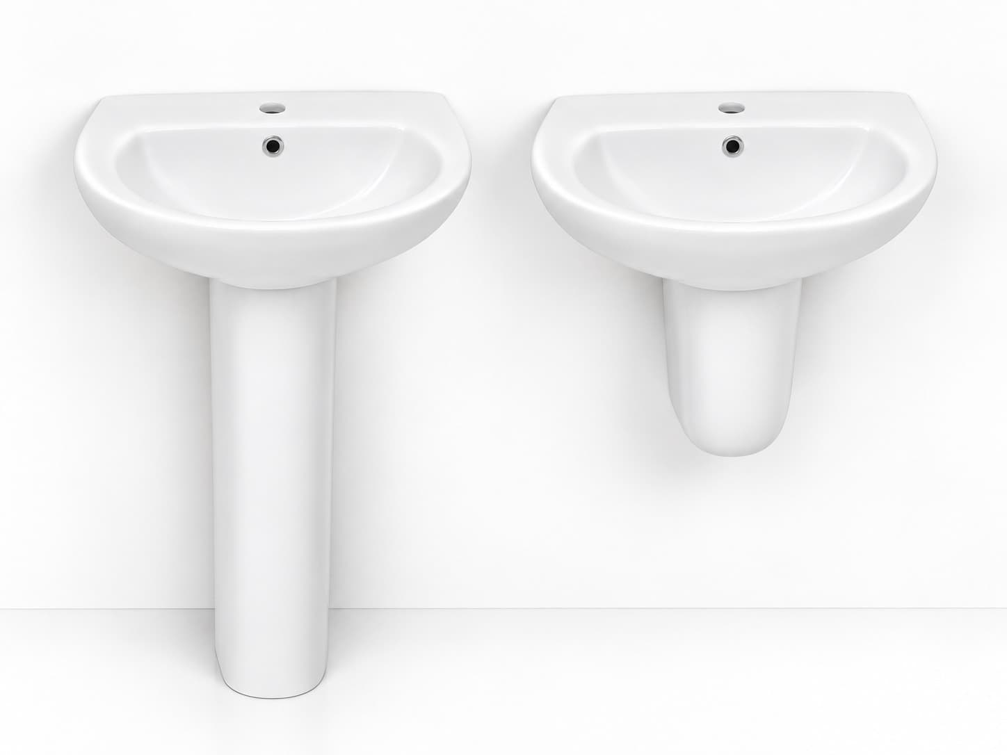 Tam ve Yarım Ayaklı Lavabo