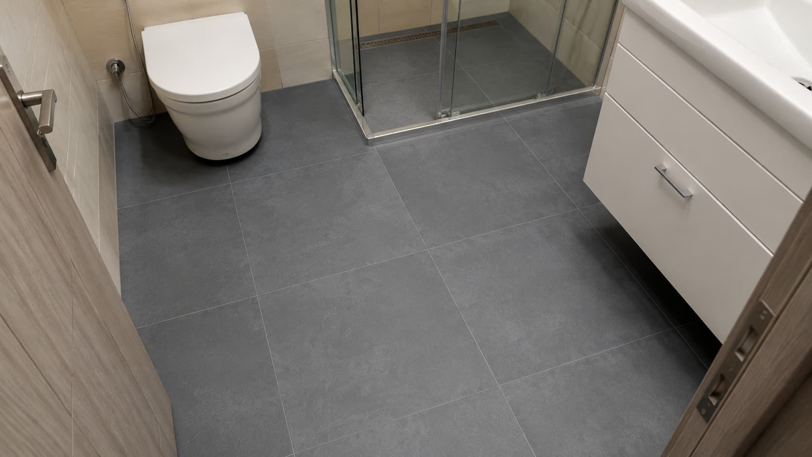RAPIDO FUME 60x60 beton görünüm porselen — Yurtbay | Öksüz Seramik Hatay