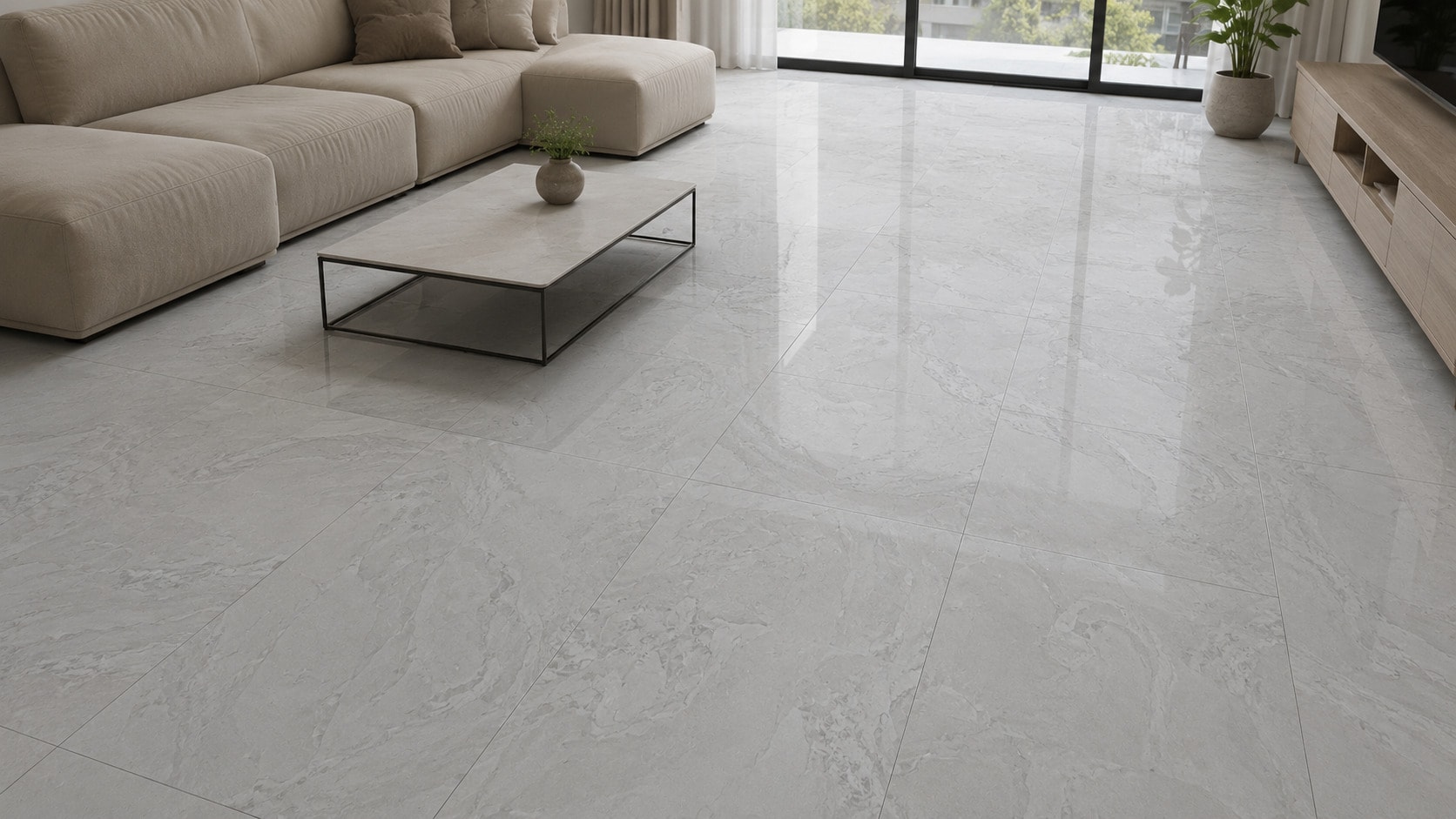 MULLEN 60x120 parlak granit — Termal (zeminde döşeli görünüm) | Öksüz Seramik Hatay