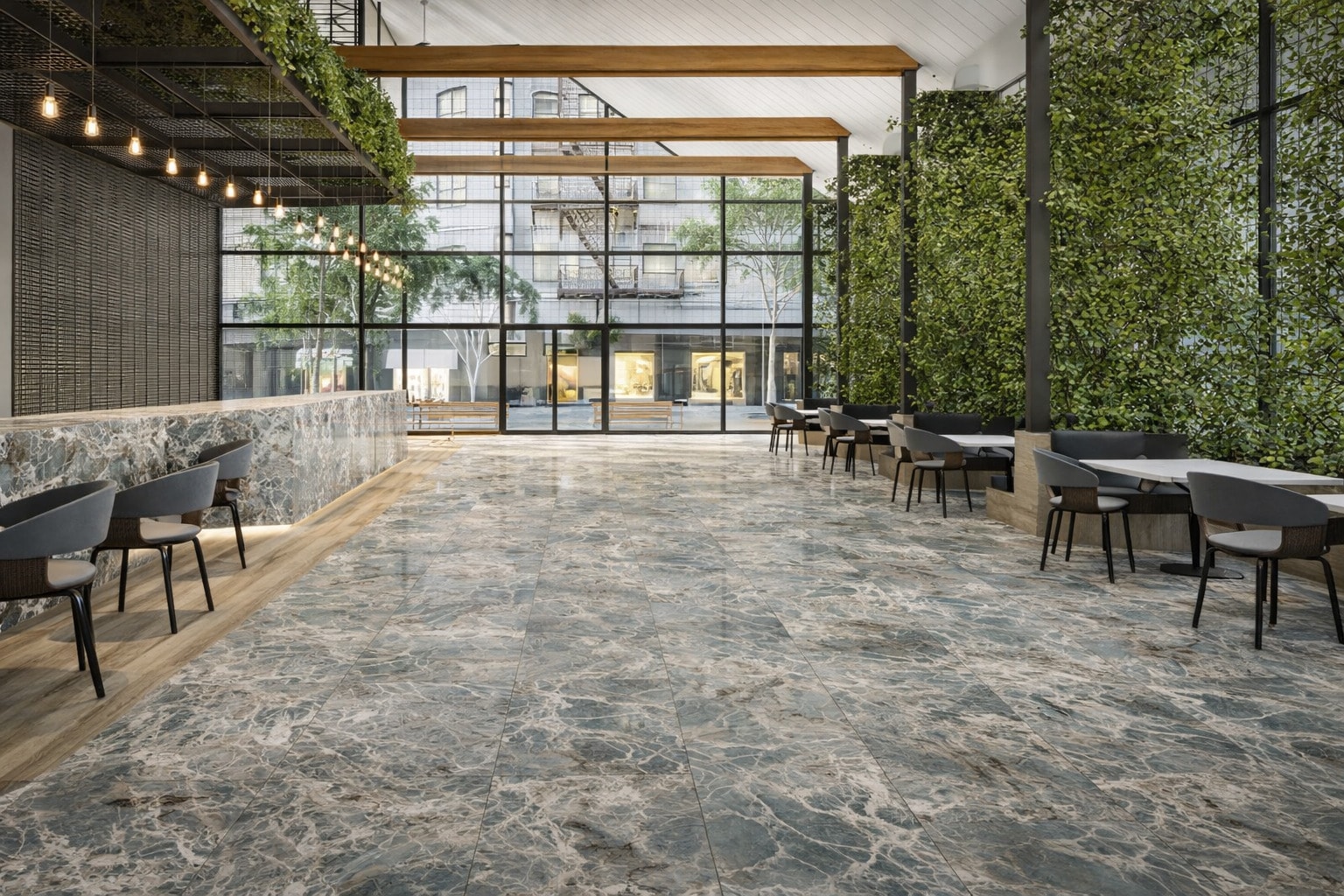 FIROZA 60x120 parlak granit — Qua | Öksüz Seramik Hatay
